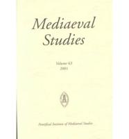 Mediaeval Studies 2001