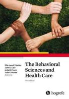 The Behavioral Sciences and Health Care 2017