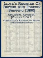 Lloyd's Register of British and Foreign Shipping [1890]