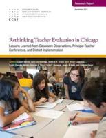 Rethinking Teacher Evaluation in Chicago