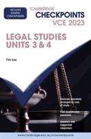Cambridge Checkpoints VCE Legal Studies Units 3&4 2023