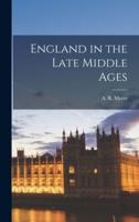 England in the Late Middle Ages
