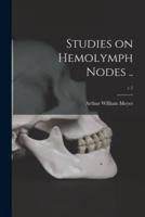 Studies on Hemolymph Nodes ..; V.1