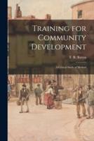 Training for Community Development