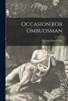Occasion for Ombudsman