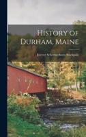 History of Durham, Maine