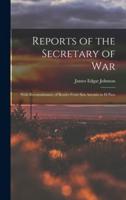 Reports of the Secretary of War