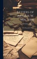 Letters of Arthur W. Machen
