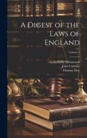 A Digest of the Laws of England; Volume 2