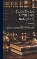 Code De La Noblesse Française
