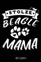 Stolze Beagle Mama Notizbuch