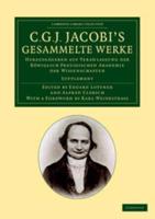 Supplement C. G. J. Jacobi's Gesammelte Werke