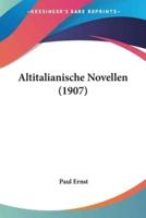 Altitalianische Novellen (1907)