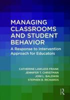 Managing Classrooms and Student Behavior