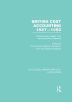 British Cost Accounting, 1887-1952