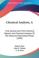 A Chemical Analyses