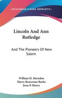 Lincoln and Ann Rutledge
