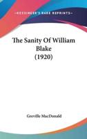 The Sanity of William Blake (1920)