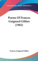 Poems of Frances Guignard Gibbes (1902)