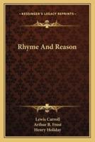 Rhyme And Reason
