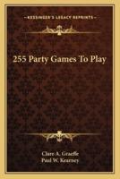 255 Party Games To Play