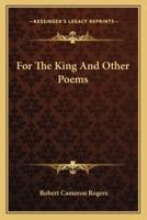 For The King And Other Poems