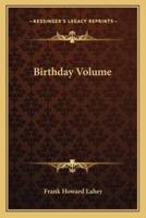 Birthday Volume