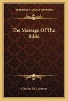 The Message Of The Bible