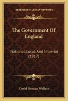 The Government Of England
