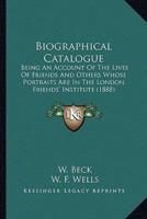 Biographical Catalogue