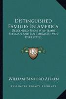 Distinguished Families In America