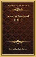 Account Rendered (1911)
