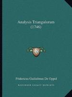 Analysis Triangulorum (1746)
