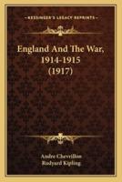 England And The War, 1914-1915 (1917)
