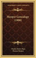 Hooper Genealogy (1908)