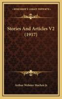 Stories And Articles V2 (1917)