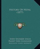 History Of Nepal (1877)
