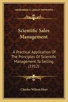 Scientific Sales Management