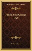 Fabeln Und Glossen (1920)