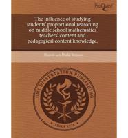 Influence of Studying Students' Proportional Reasoning on Middle School Mat