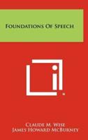 Foundations of Speech