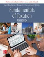 Fundamentals of Taxation 2023 Edition ISE