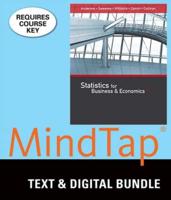 Statistics for Business & Economics + Mindtap Business Statistics, 2 Terms - 12 Months Access Card