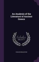 An Analysis of the Literature of Ancient Greece
