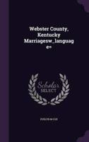 Webster County, Kentucky Marriagesw_language=