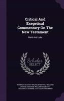 Critical And Exegetical Commentary On The New Testament
