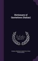Dictionary of Quotations (Italian)