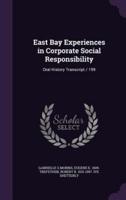 East Bay Experiences in Corporate Social Responsibility