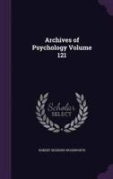 Archives of Psychology Volume 121
