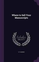Where to Sell Your Manuscripts